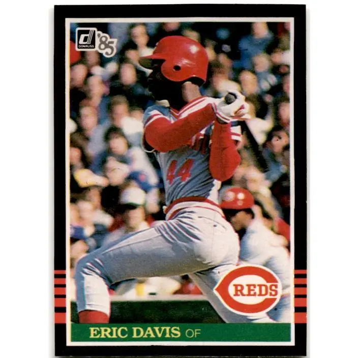 Donruss 1985 #325 Eric Davis Raw Rookie Baseball Card - Cincinnati Reds Collectible Trading Card, Raw Sports Card
