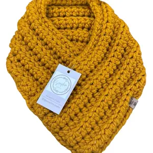 Adult Neck Scarves - Handmade Crotchet from Western Massachusetts - V-Neck Cowl Scarf