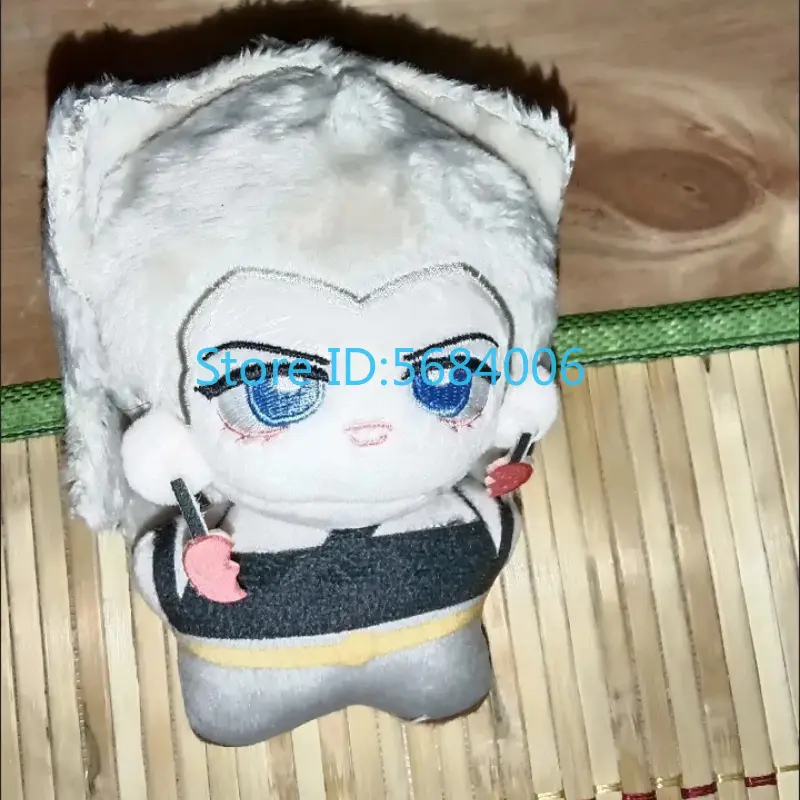 10cm Plush Doll Jan Pierre Polnareff Cosplay Cartoon JoJos Bizarre Adventure Stuffed Toy For Anime Fans
