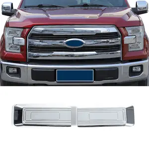 Front Face Bumper Headlight Grille Cover Trim for Ford F150 2015-2020 Exterior Decoration
