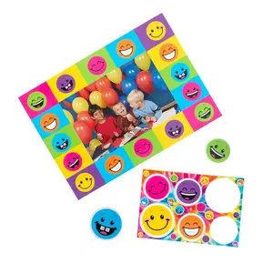Smile Face Picture Frame Magnets - 12 Pc.