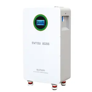 DATOUBOSS 48V 314Ah LiFePO4 Battery, Powerwall Lithium Battery, 16.07kWh Deep Cycle Energy Storage with 210A Breaker, CAN & RS485, Floor/Wall Mount for Home Backup, Solar, RV, Off-Grid