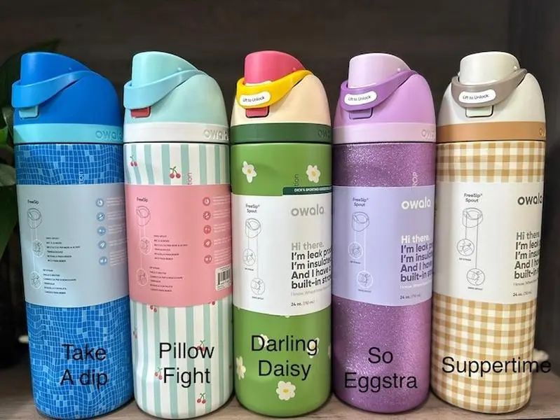 Owala FreeSip Special Collection 24/32oz Water Bottle, Great For Travel Gym Camping Sport Outdoor, Gift for Friends Family and Kids