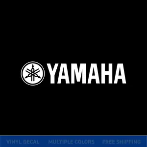 Yamaha Logo Decal Sticker for Motorcycle, Car, ATV, Bike, Window