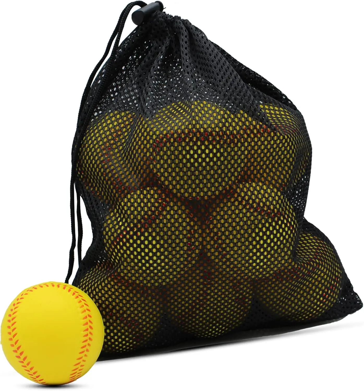 Soft Foam Baseballs, 12-Pack/24-Pack Practice Training Balls for Backyard Sports