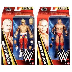 WWE Elite Top Picks 2026 (Wave 1) - Set of 2 (Cody Rhodes & Randy Orton) Mattel WWE Toy Wrestling Action Figure