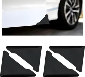 PCS Car Side Door Edge Guards, AntiCollision Auto Side Door Edge Scratch Gaurd Corner Cover Sticker, AntiScratch Door Guard Corner Decor Bumper Trim for Car Truck SUV (Black)