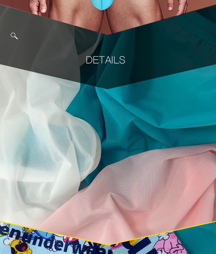 Sheer Mesh Summer Ultra-thin Graffiti Printed Sexy Man Brief Underwear Men Underpant Quick Dry Slip Panties Jockstrap Men's Briefs