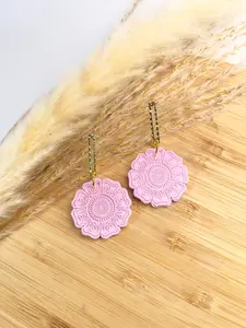 Sugar Plum Mandala Earrings