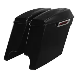 TCMT 5" Stretched Saddlebags 5x7" Speakers Cutout Fit For Harley Street Glide 2014-2025