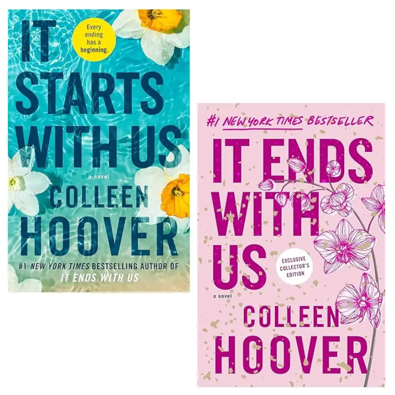 It Ends With Us & It Starts With Us 2-Book Set by Colleen Hoover | Bestselling Contemporary Romance Collection