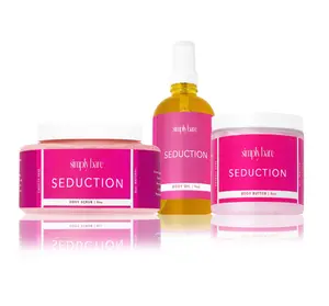 Simply Bare Seduction Bundle – Coconut, Honeydew & Strawberry Pear Scent | Complete Exfoliate & Glow Set for Smooth, Irresistible Skin