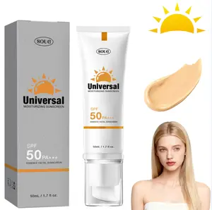 Universal SPF 50 Moisturizing Sunscreen Lotion, Daily Sun Protection for All Skin Types, Lightweight Tinted Formula
