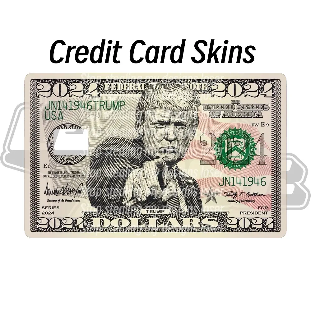 Trump Donald president 45 Sticker Waterproof Vinyl debit credit skin cover ebt - Sleek & Stylish Protection for Your Cards durable vinyl