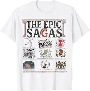 The Epic Sagas Ithaca Saga Musical Thunder Wisdom Odysseus T-Shirt