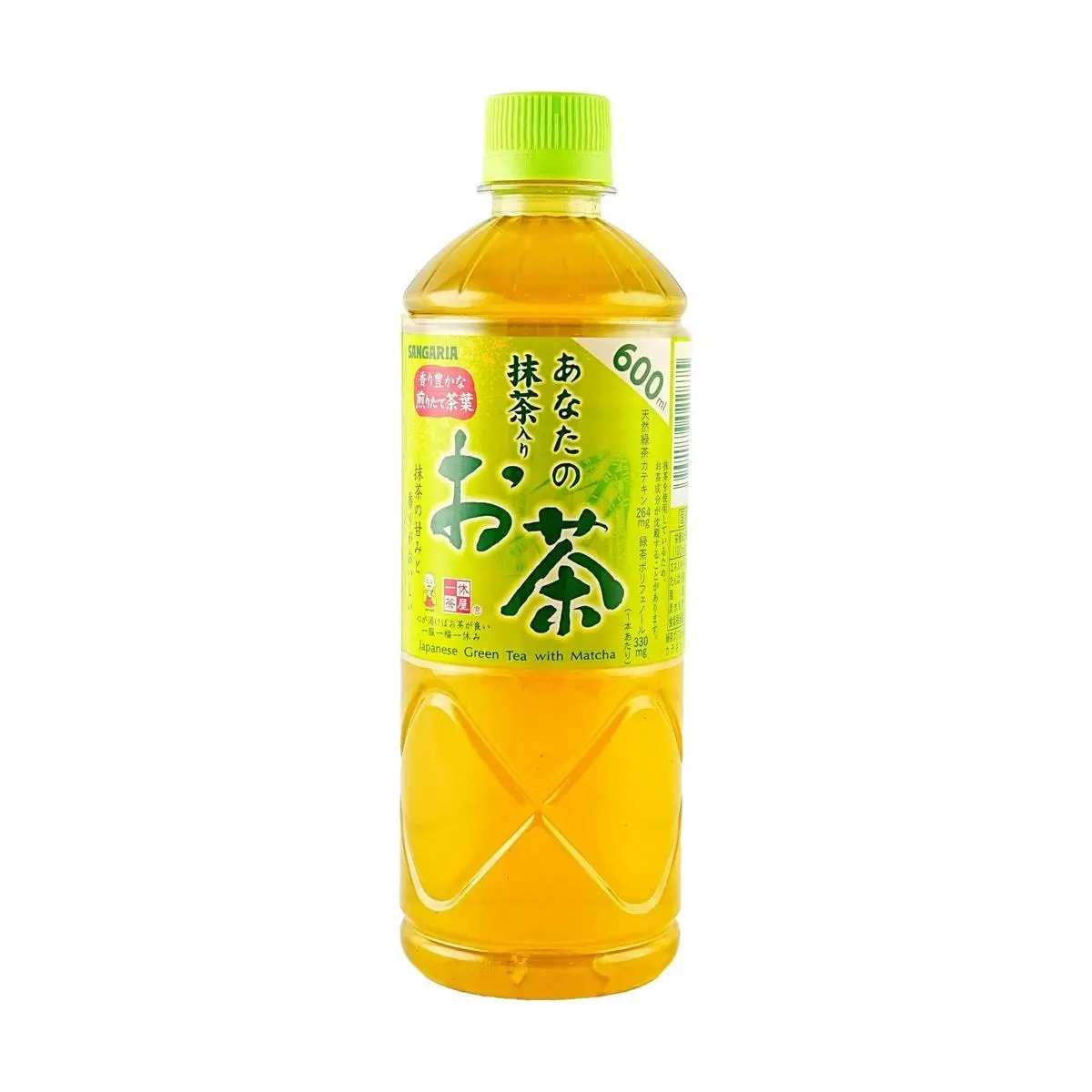 SANGARIA Ikkyu Green Tea Matcha 600ml - 0 Sugar 0 Fat 0 Calorie Japanese Beverage