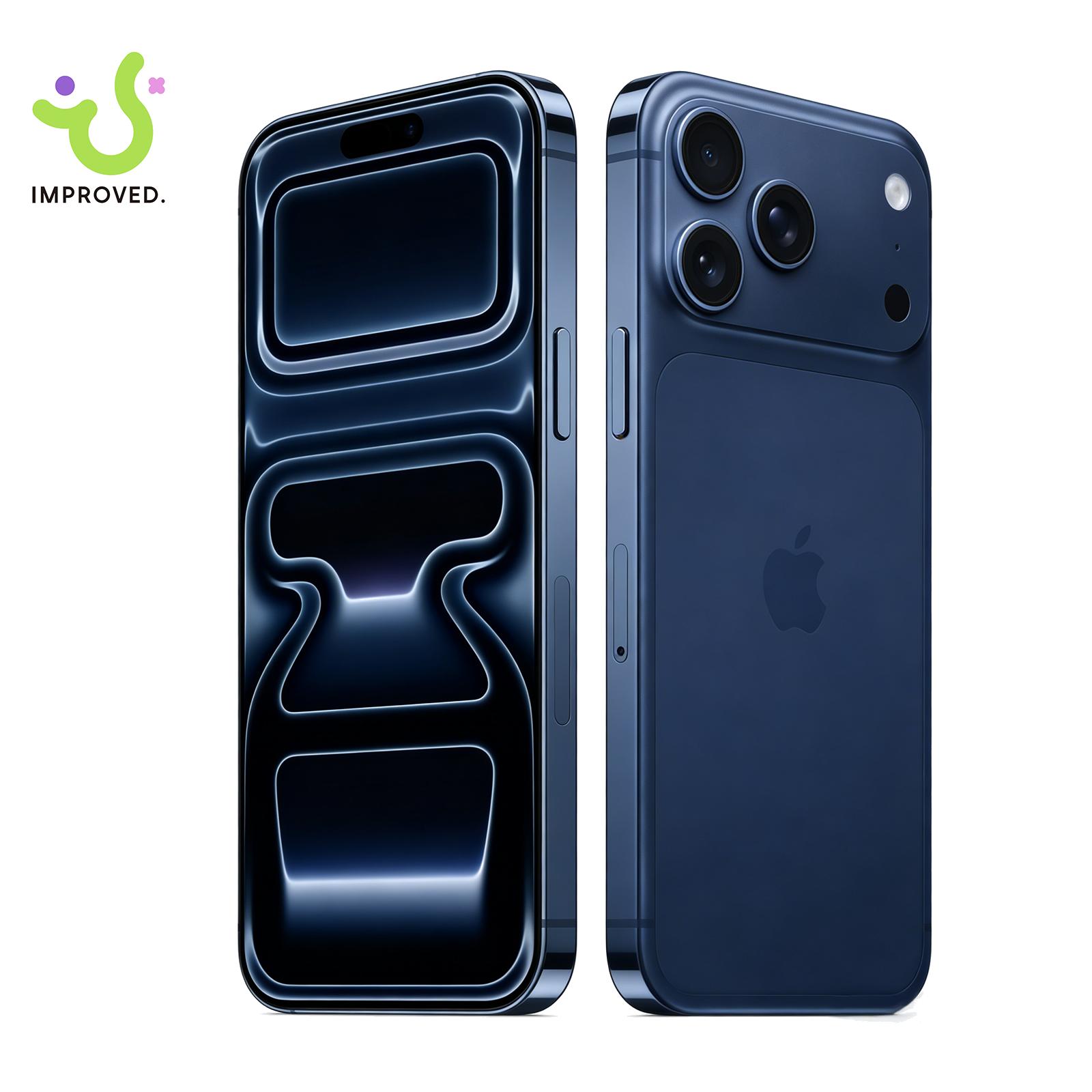 Refurbished iPhone 17 Pro Max 256GB Blue (Unlocked) - Excellent condition, 6.9″ all-screen, supports any carriers, like-new performance, 1-Year Warranty by JunQ Trading