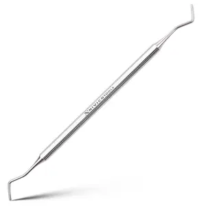 NIVICO Flat Handle Nail Pusher And Cuticle Pusher Tool | Excavator Solid Cuticle Remover, Nail Cleaner & Scraper for Nail Techs, Manicure & Pedicure Essentials