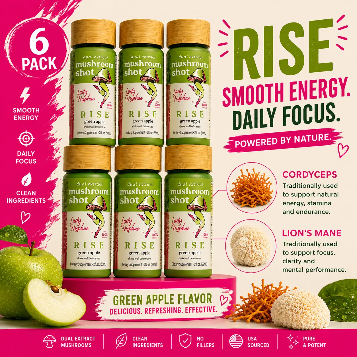 RISE- Smooth Energy (6 Pack)