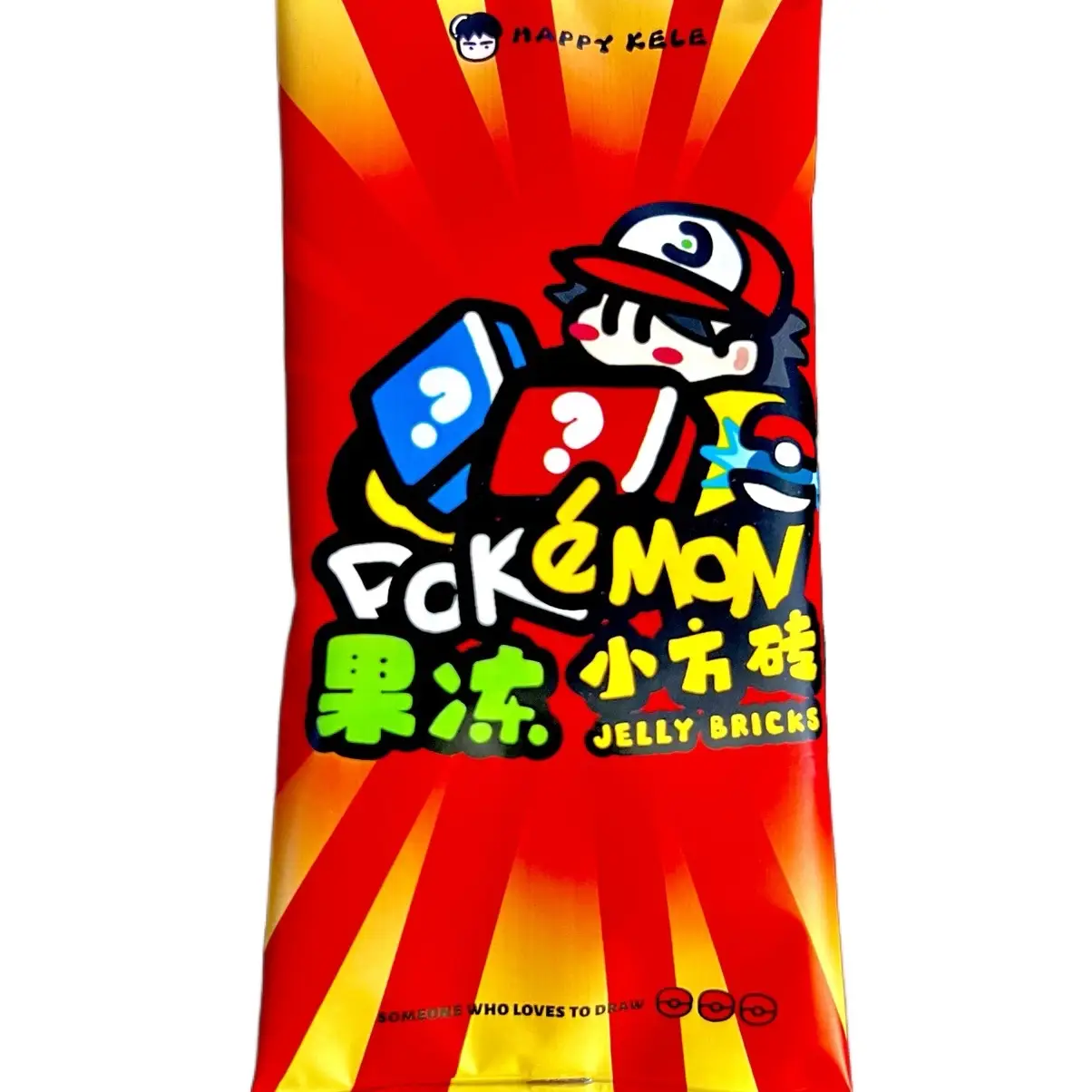 Pokémon Derpy Jelly Brick - 1 Magnetic Brick Per Pack! By Happy Kele