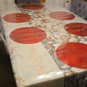 VEVOR Plastic Table Cover, TikTokShopBlackFriday, 2 mm Thick Clear Table Protector, Rectangle Clear Desk Mat, Waterproof & Easy Cleaning for Office Dresser Night Stand