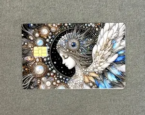 Pearl Angel Credit/Debit Card Sticker, Skin, Cover waterproof vinyl pvc card bible tab scratch bible accessory durable resistant
