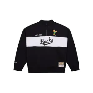 Women's Mitchell & Ness HWC '68 Class Milwaukee Bucks 1/4 Zip