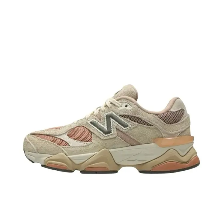New Balance 9060 Light Sparrow Flat Taupe Women’s/Youth Lace-Up Mesh-Suede Breathable Sporty Trainer Running Shoes - Mesh Panel, Layered Suede, Sculpted Midsole, Chunky Silhouette, Retro-Futuristic Look, Built for Daily Wear & Fashion Footwear