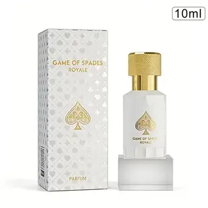 GAME OF SPADES ROYALE 10ML Parfum - Elegant Gold Accents & Spade Symbol - 10ml Bottle Fragrance Edp Fragrance Notes Lavender