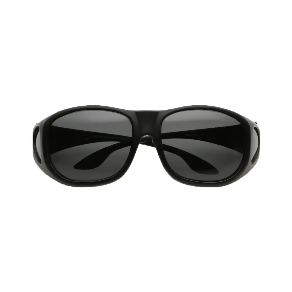 Fit-Over Sunglasses | Unisex Oversized Full Rim Frame with Side Cover and Polarised UV Protection Lens for Outdoor Casual Wear, Better Protection Against Impact, Polarised Lens, Side Covers