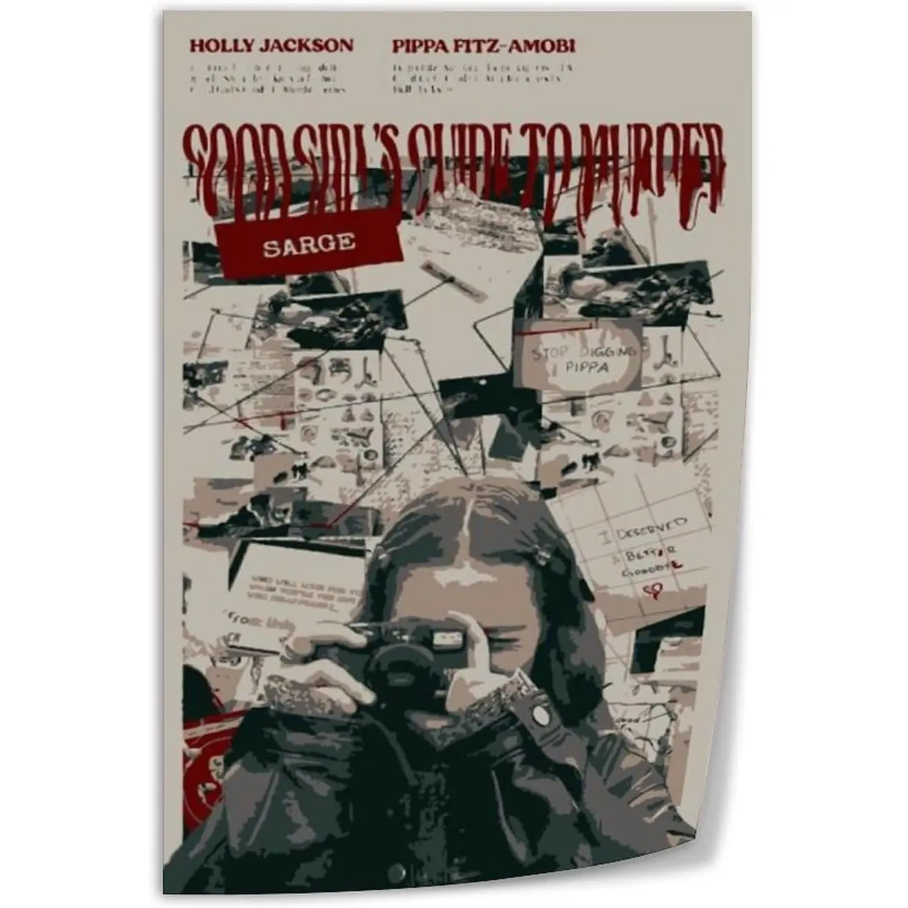 A Good Girl's Guide to Murder TV Series Artistic Photo Print, Unframed 8x12in(20x30cm) High-Detail Canvas Wall Art, Decoration for Bedroom & Living Room Home Decor