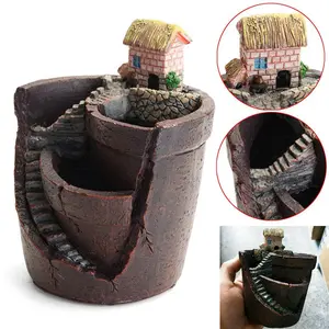 Small Succulent Plant Pot, Perfect for Bedroom Balcony, Bonsai Accessories, Indoor Decoration, Ideal for Home and Office Decor, Portable Garden Planters