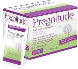 Pregnitude Fertility Support for Women – Promotes Ovulation & Cycle Balance – Daily Reproductive Health Boost –Healthier pregnancy-Suplement Supplements Myo Inositol Supplement