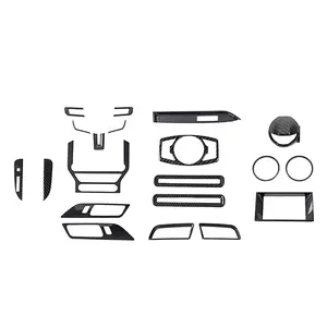 For 2015-2023 Ford Mustang Interior Center Console Decoration Trim Cover Kit