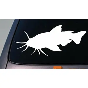 CatFish  8.5" sticker decal stink bait cat fish fishing rod reel lure *D699*