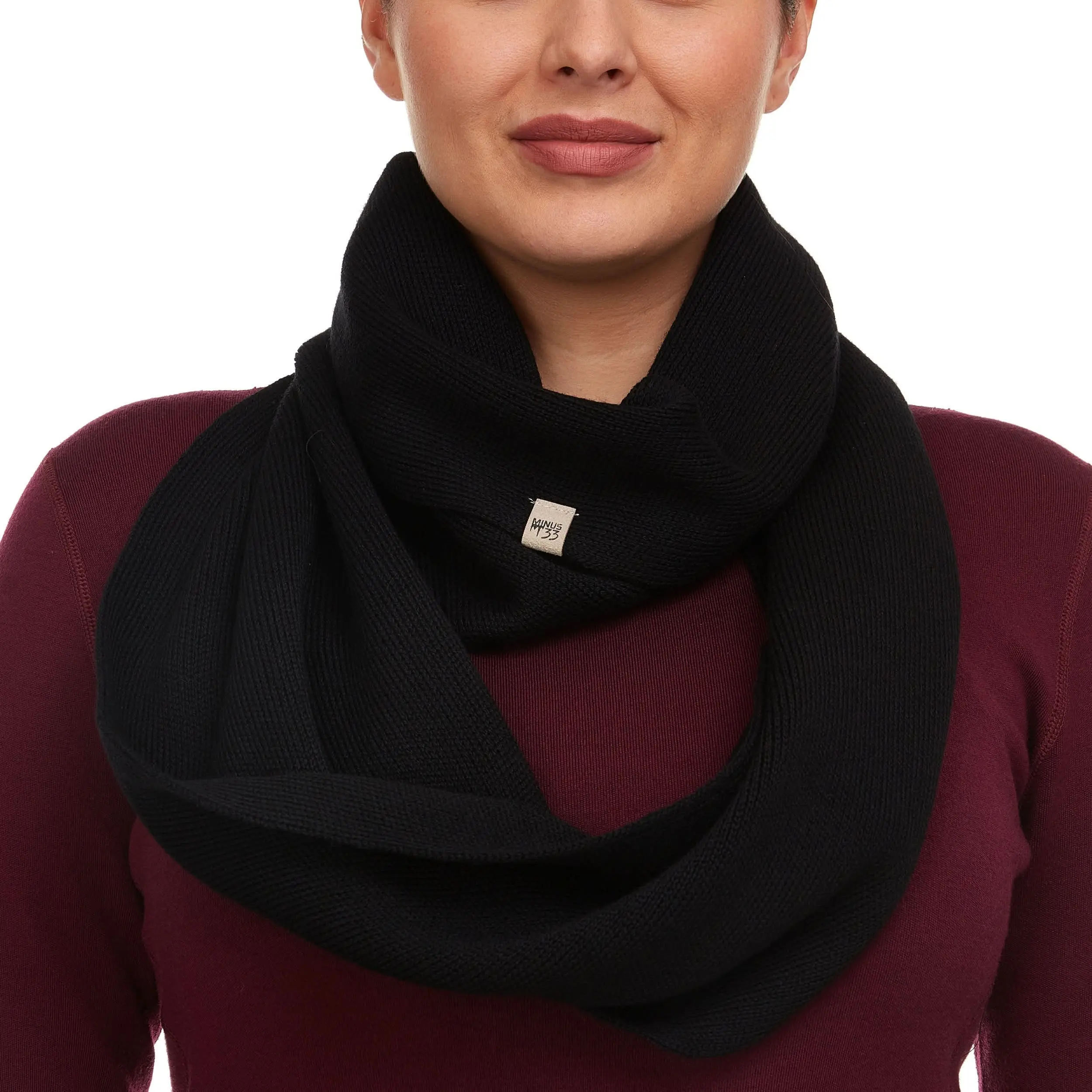 Minus33 - Midweight 100% Merino Wool Infinity Loop Scarf - Breathable, Moisture Wicking, Anti-Microbial, Ideal for Winter, Spring & Fall
