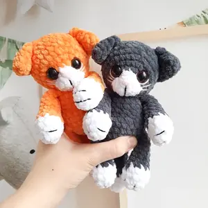 DIY Crochet Kitten Toy No Sew Easy Amigurumi Cat For Beginners