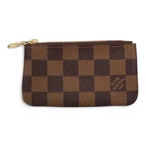 Pre-owned Louis Vuitton Damier Ebene Wallet Pochette Cles L26054014