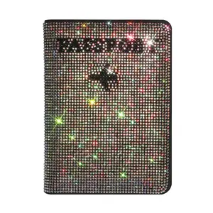Bling Passport Holder Travel Card Case Diamond |Viral Vibe