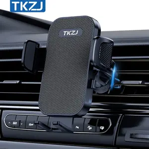 TKZJ T006L Car Phone Holder, Metal Hook Mount for Car Vent, Compatible with All Phone Models, Secure & Easy Installation, Car Cellphone Mount
