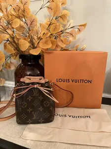 Pre-owned Louis Vuitton Canvas Crossbody Bags Monogram Neo Nao Mini Crossbody Vachetta