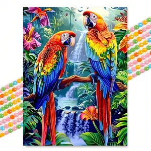 Diamond Painting Cross Stitch Kit, Realistic Color Design, 30x40cm Round Diamond Full Coverage, Ideal for DIY Crafters & Decor Enthusiasts