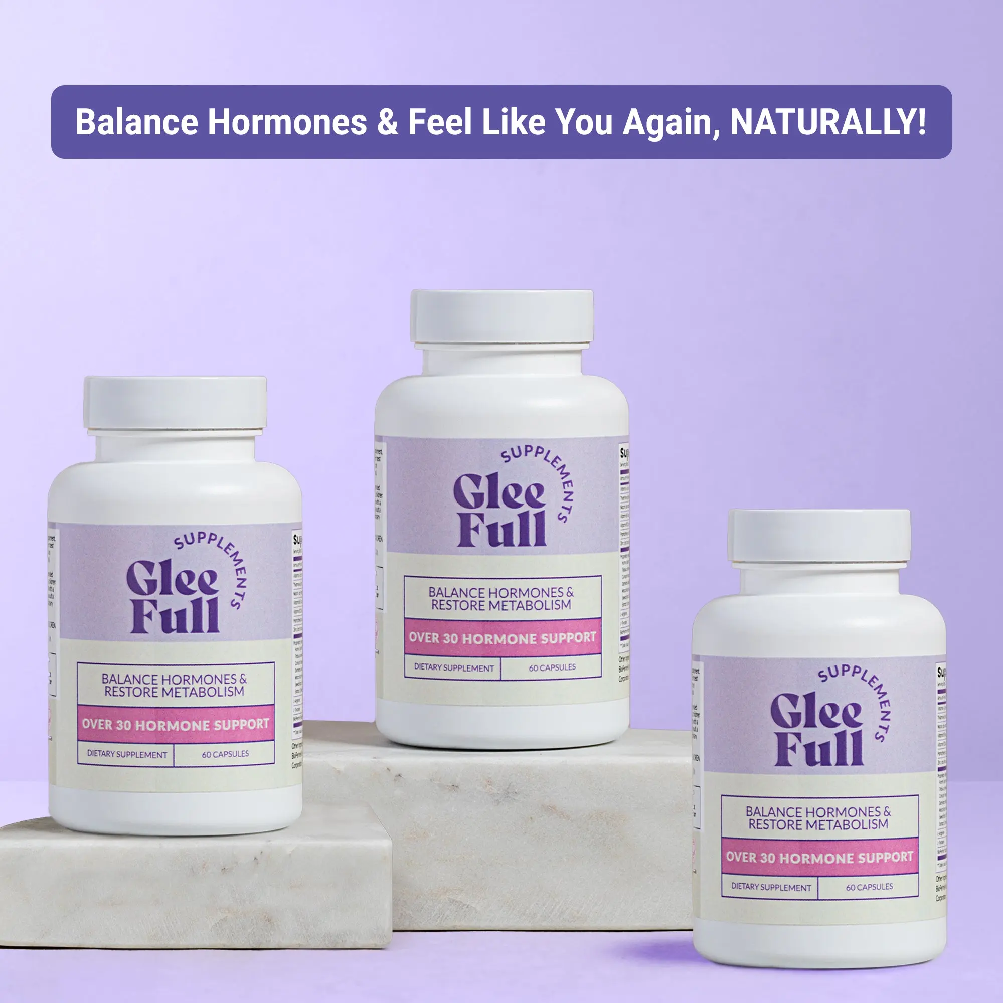 Over 30 Hormone Support Herbal Supplement, Women's Hormonal Wellness Aid