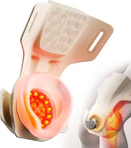 SKG Knee Massager with Heat for Pain Relief with Vibration for Joint Comfort, Cordless Heated Knee Brace with 5 Massage Modes and 3 Heating Levels, Gifts for Women Men, Parents, Friends, WS500