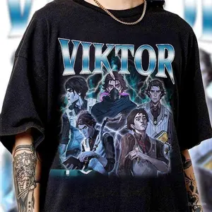 Viktor Arcane T-Shirt, Classic Retro Graphic Unisex Tee Gift For Men and Women