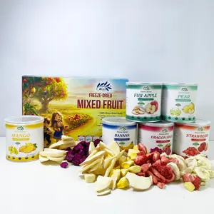 CHAVI Freeze Dried Fruits - Mixed | 6 in 1 | No Added Sugars or Preservatives - Non-GMO, Vegan, Gluten-Free | Gift Box | 230 g | 8.1 oz | 6 Cans