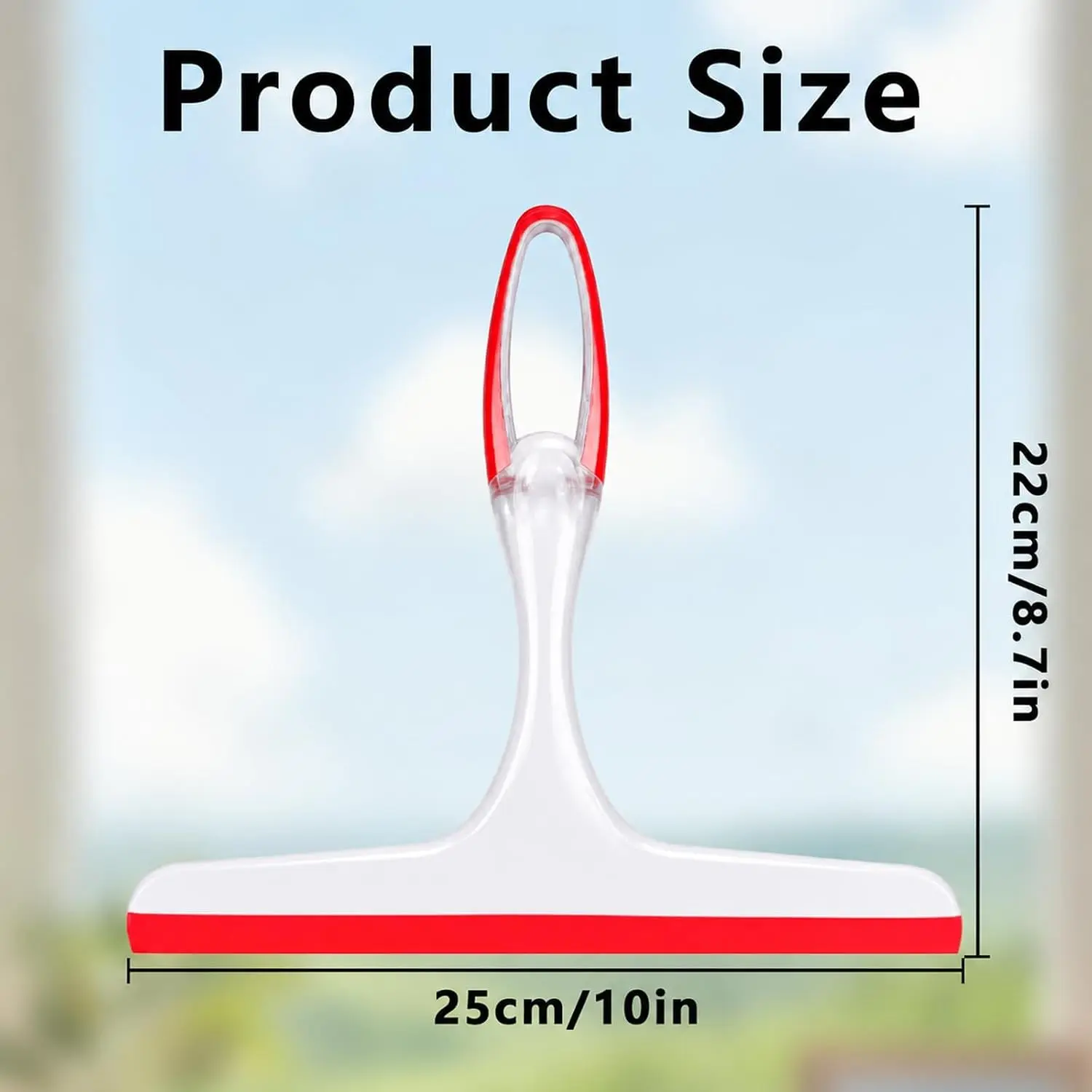 Shower Squeegee for Glass Doors, 3pcs Bathroom Squeegee for Shower Glass