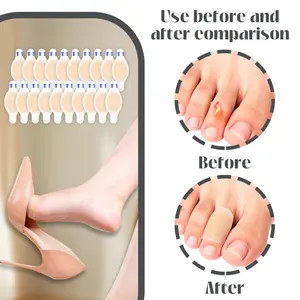 20 Counts Hydrocolloid Blister Bandages for Feet, Heel Prevention & Recovery Pads that cushion skin from pressure Water Proof