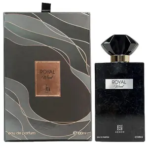 Ahmed Al Maghribi Royal Wood Men's Eau De Parfum - 3.4Oz Liquid EDP Fragrance with Rich Scent, Bold Charm, Regal Aroma