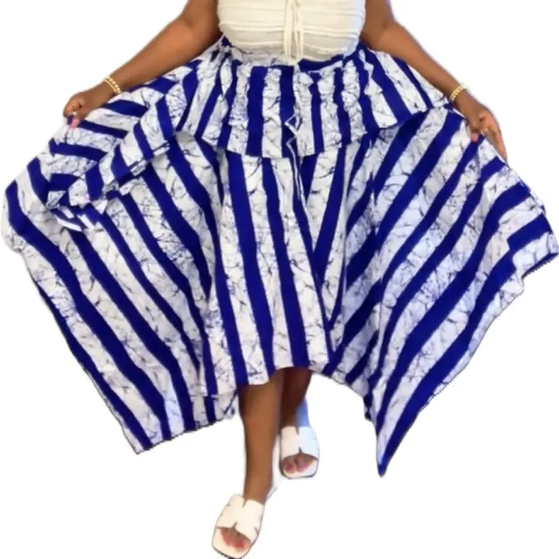 Tope 100% Cotton Ankara Handkerchief Skirt for Women —Womenswear